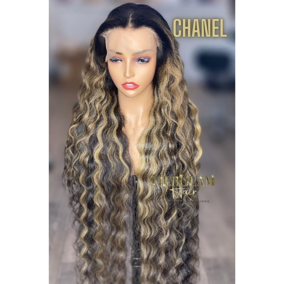 "Chanel" - Brazilian virgin hair frontal wig