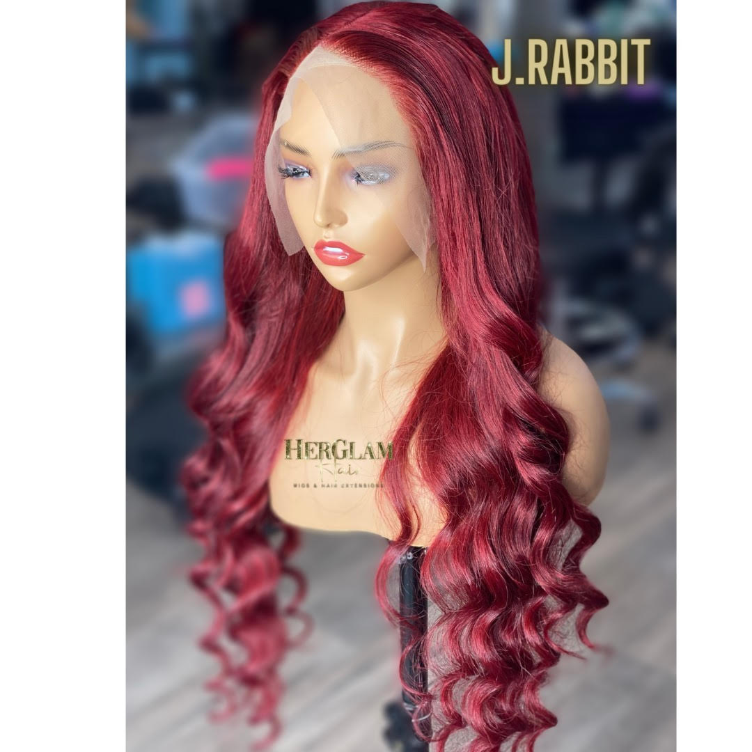 "Jessica Rabbit" lace frontal wig