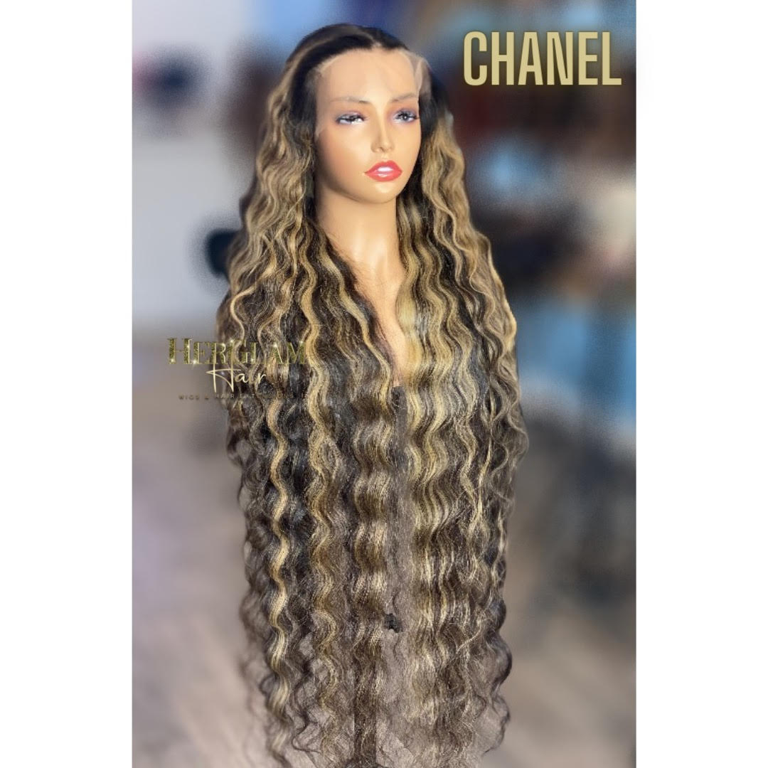 "Chanel" - Brazilian virgin hair frontal wig