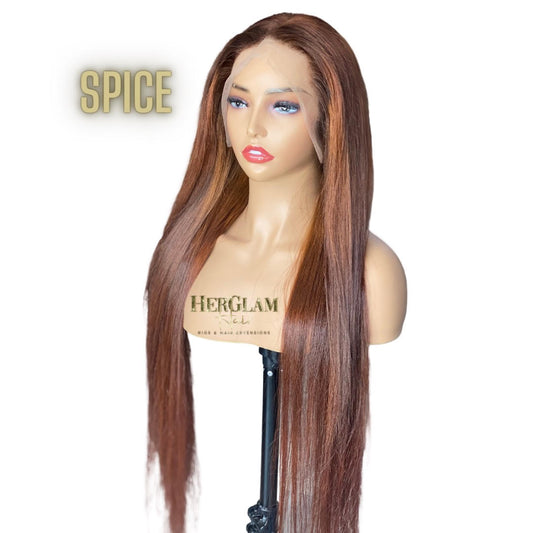 "SPICE" hd lace frontal wig